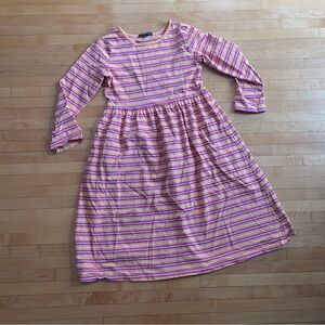 Land’s End striped long-sleeve dress size 10